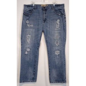 Redsnap Men's Classic Straight Jeans 42x32